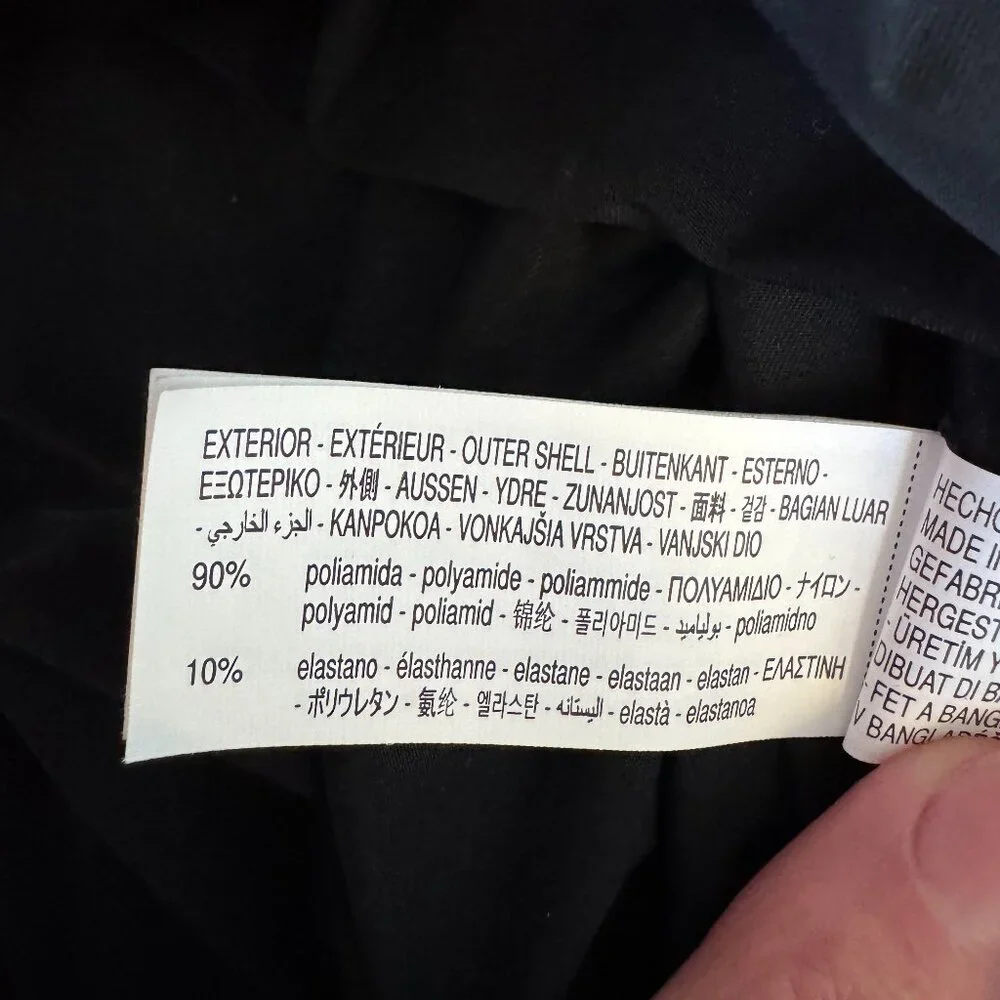 ZARA — Ruched Polyamide Bodysuit - Size M – New with Tags – Black